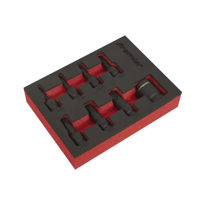 Sealey Impact TRX-Star* Socket Bit Set 8pc 3/8"Sq Drive