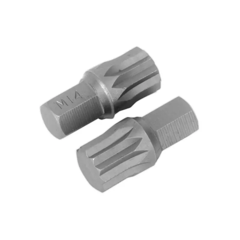 Sealey Spline Bit M14 x 30mm Pack of 2