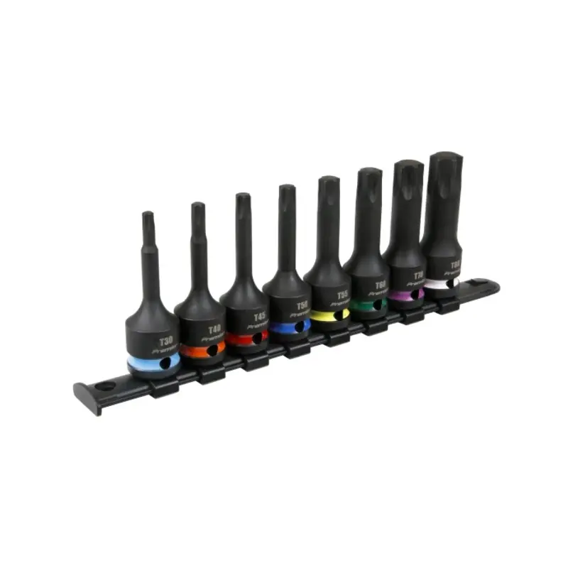 Sealey TRX-Star* Impact Socket Bit Set 8pc 1/2"Sq Drive