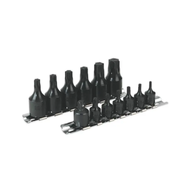 Sealey TRX-Star* Socket Bit Set 13pc 1/4" & 3/8"Sq Drive