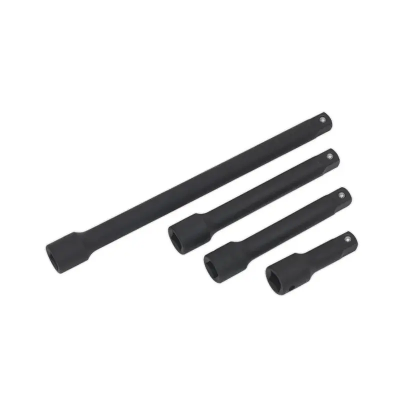 Sealey Impact Extension Bar Set 4pc 1/2"Sq Drive