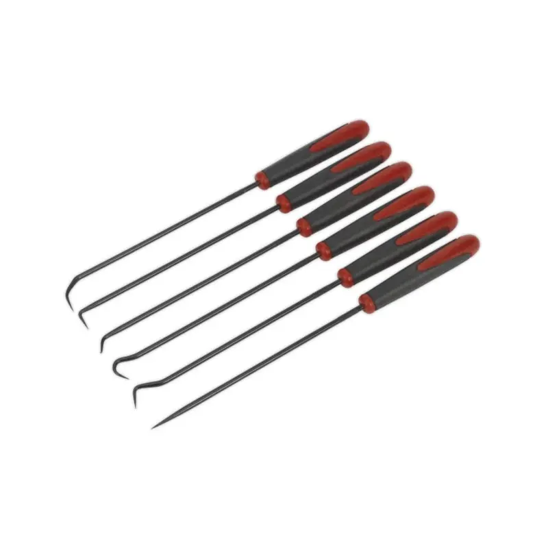 Sealey Pick & Hook Set 6pc Extra-Long