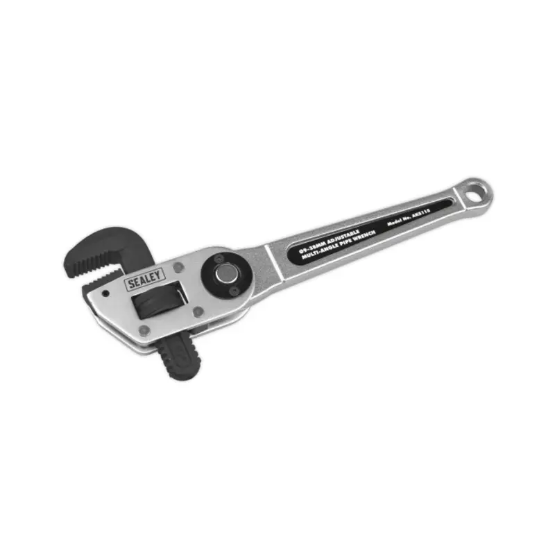 Sealey Adjustable Multi-Angle Pipe Wrench 9-38mm