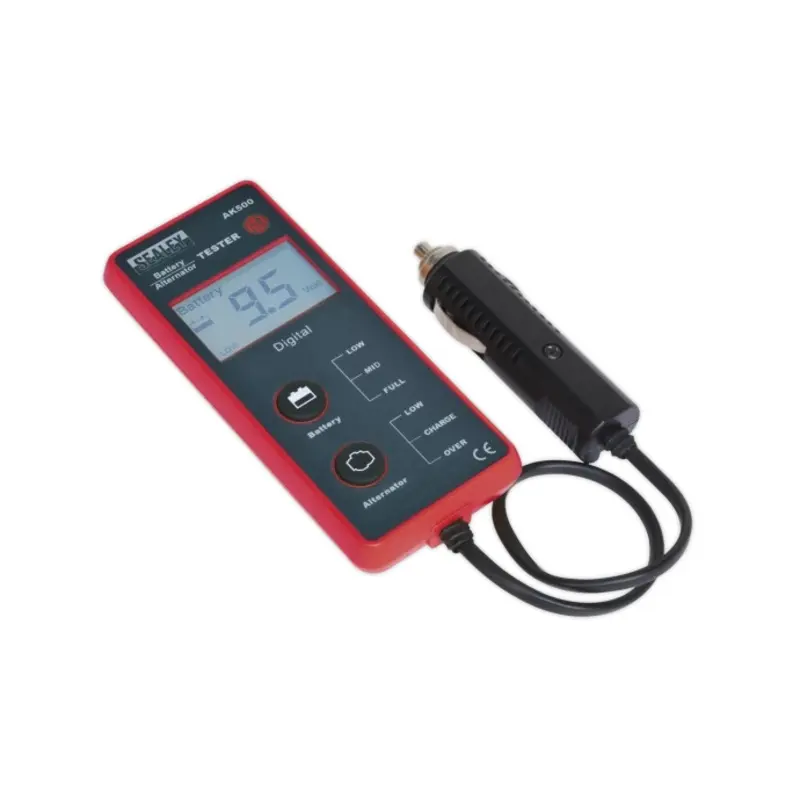 Sealey Battery & Alternator Tester 12V - LCD Screen