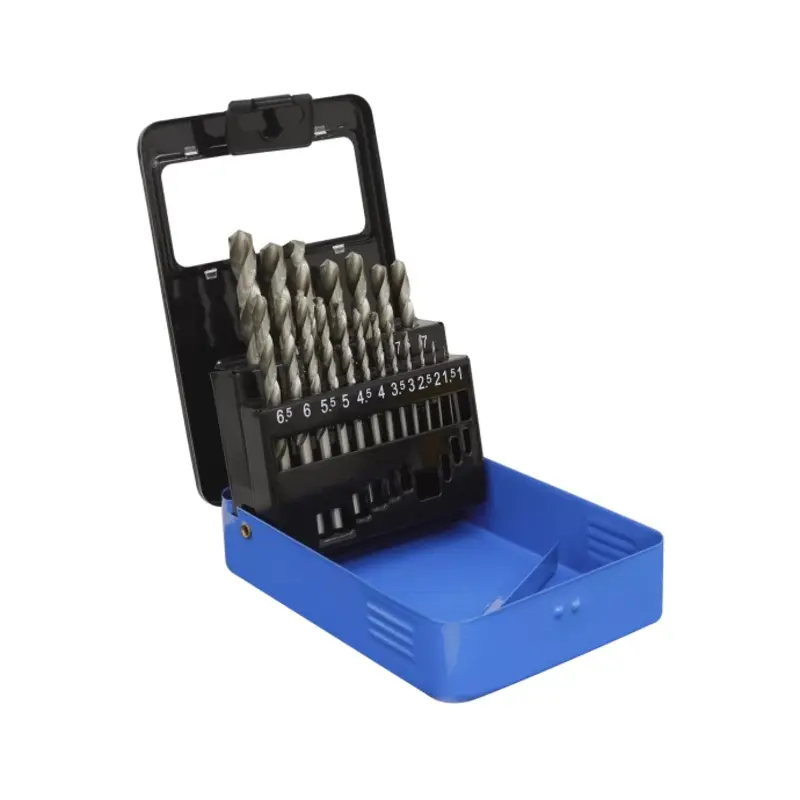 Sealey HSS Split Point Fully Ground Drill Bit Set 19pc Metric