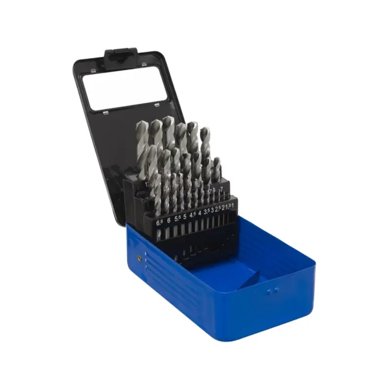 Sealey HSS Split Point Fully Ground Drill Bit Set 25pc Metric