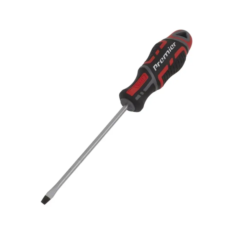 Sealey Screwdriver Slotted 4 x 100mm GripMAX