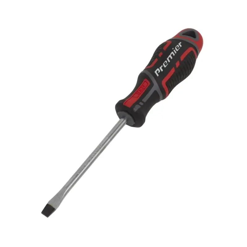 Sealey Screwdriver Slotted 6 x 100mm GripMAX