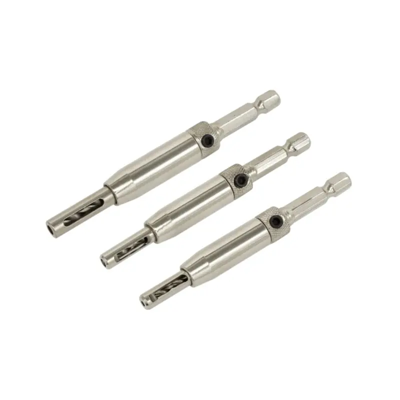 Sealey Self-Centring Chamfered Hinge Drill Set 3pc