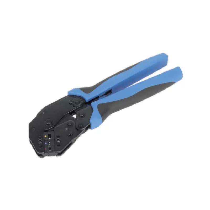 Sealey Ratchet Crimping Tool Angled Head Insulated Terminals