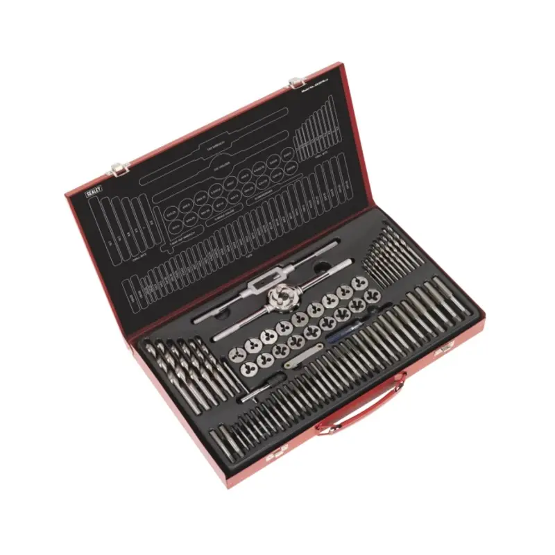 Sealey Tap & Die Set 76pc Split Dies Metric