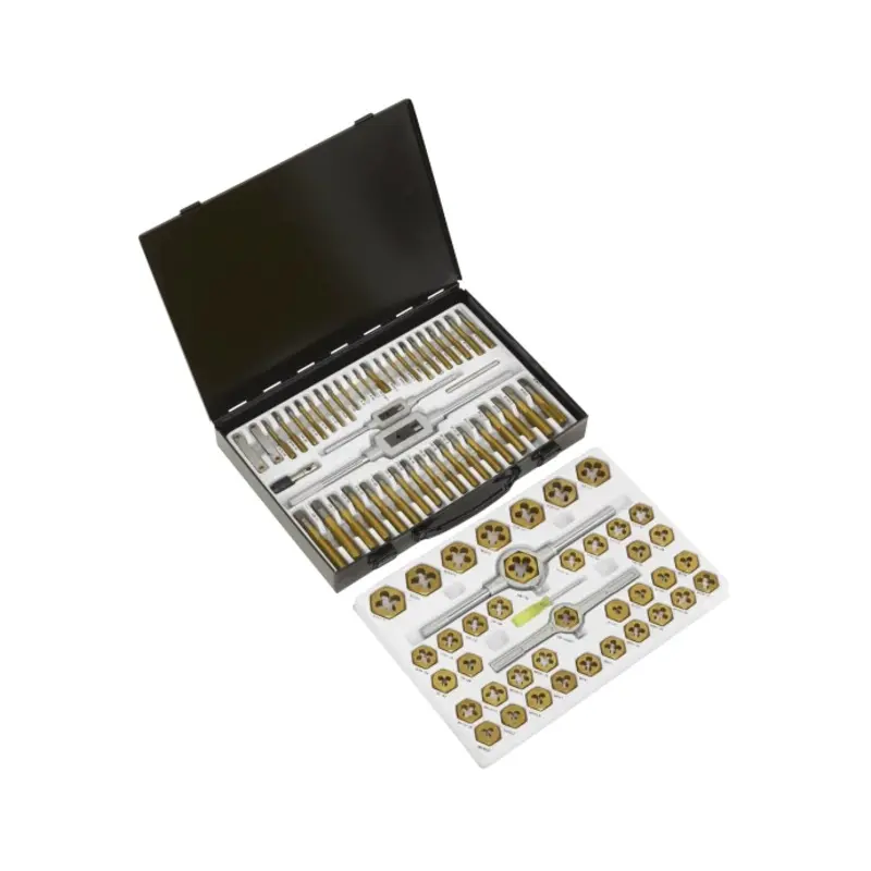 Sealey Tap & Die Set Hexagonal Metric & SAE/Imperial 86pc