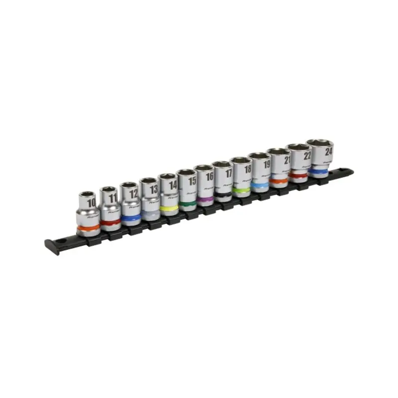 Sealey Socket Set 13pc 1/2"Sq Drive 6pt WallDrive Metric