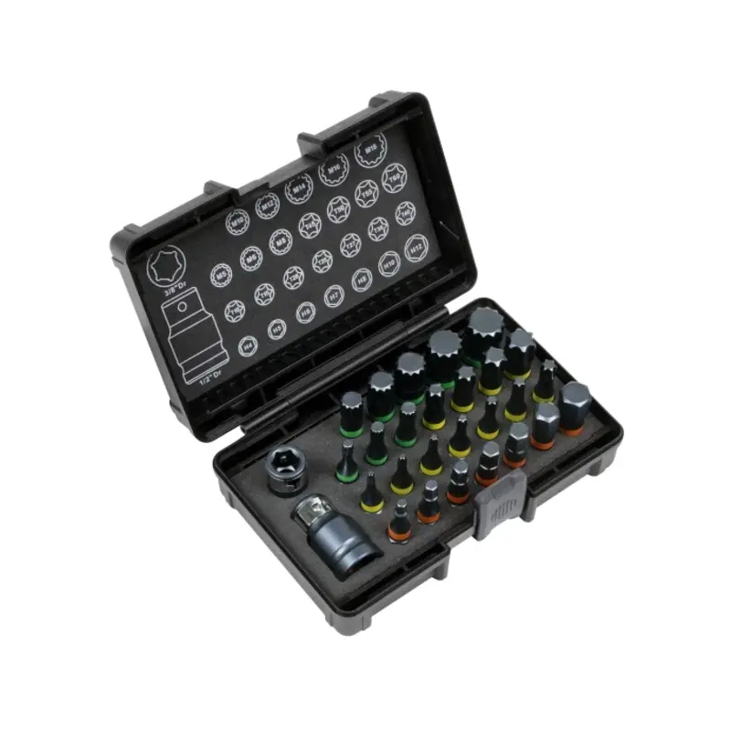 Sealey TRX-Star*/Hex/Spline Bit Set Impact 28pc 3/8" & 1/2"Sq Drive