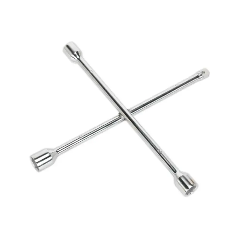 Sealey Wheel Brace 4-Way 1/2"Sq Drive + 17, 19, 21mm