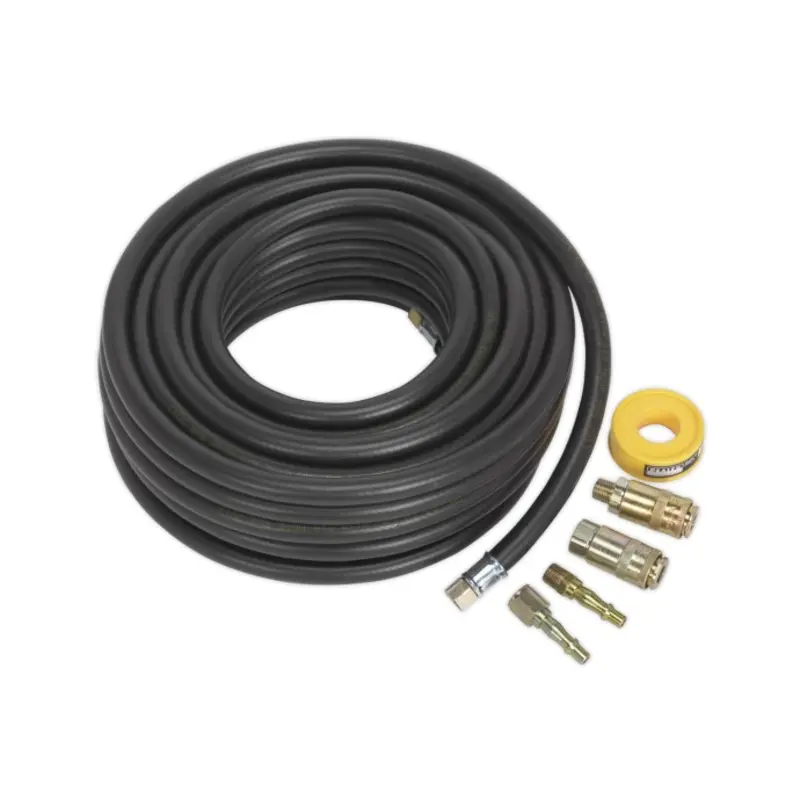 Sealey Air Hose Kit 15m x 8mm with Connectors