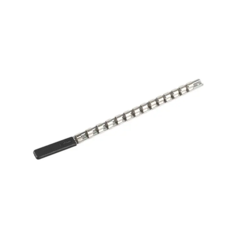 Sealey Socket Retaining Rail with 14 Clips 1/2"Sq Drive