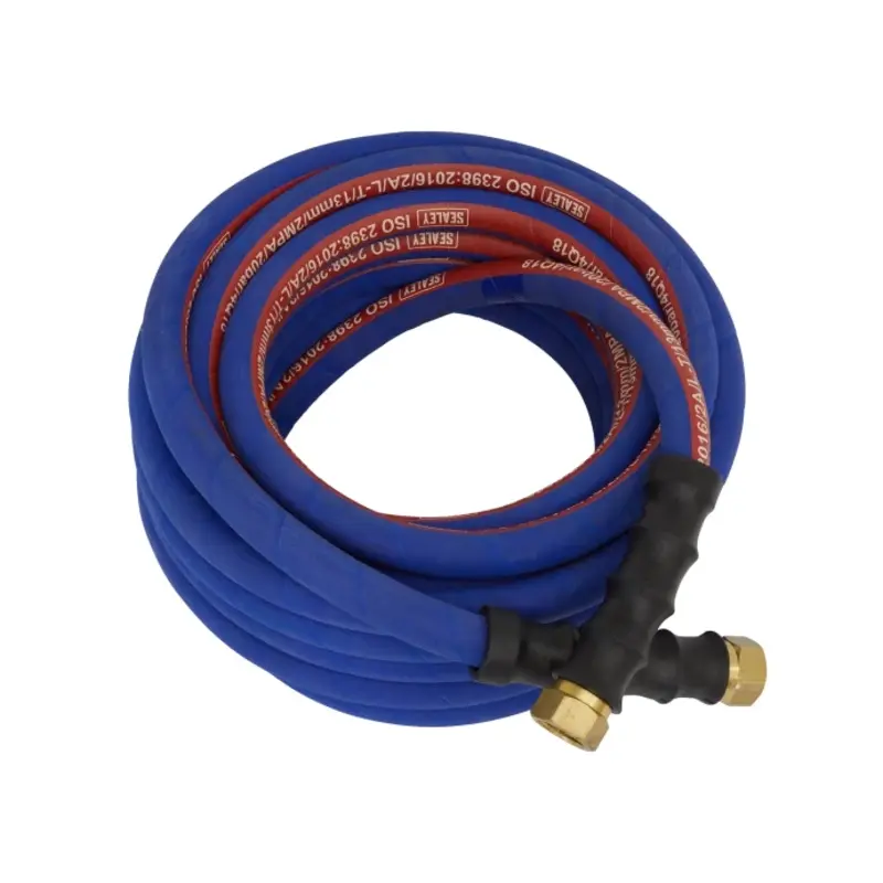 Sealey Air Hose 10m x 13mm with 1/2"BSP Unions Extra-Heavy-Duty