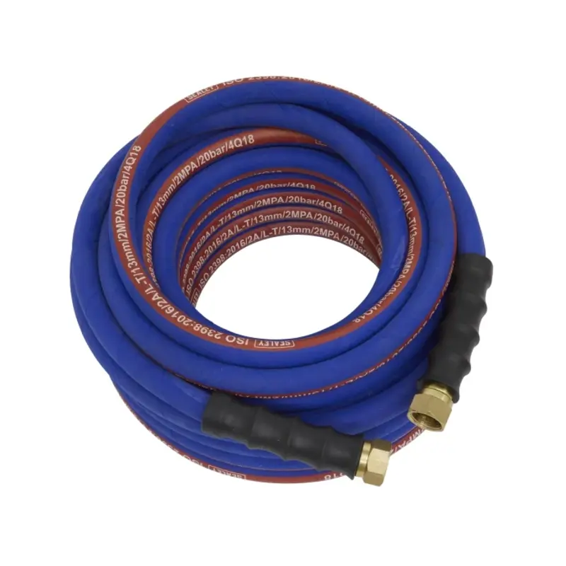 Sealey Air Hose 15m x 13mm with 1/2"BSP Unions Extra-Heavy-Duty