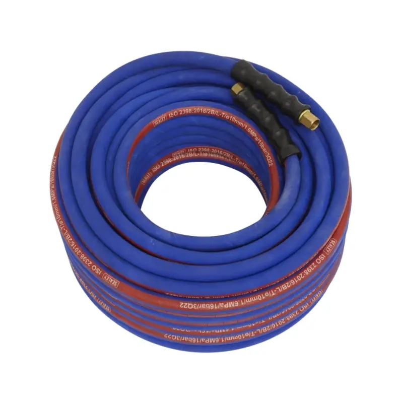 Sealey Air Hose 30m x 10mm with 1/4"BSP Unions Extra-Heavy-Duty