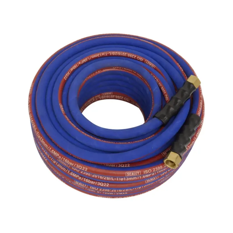 Sealey Air Hose 30m x 13mm with 1/2"BSP Unions Extra-Heavy-Duty