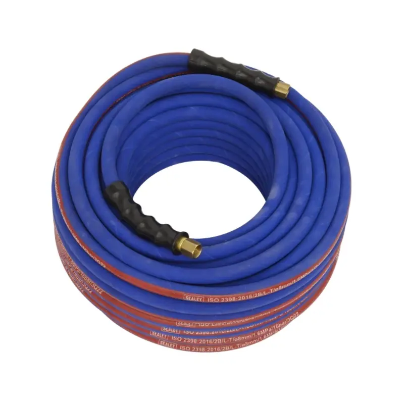 Sealey Air Hose 30m x 8mm with 1/4"BSP Unions Extra Heavy-Duty