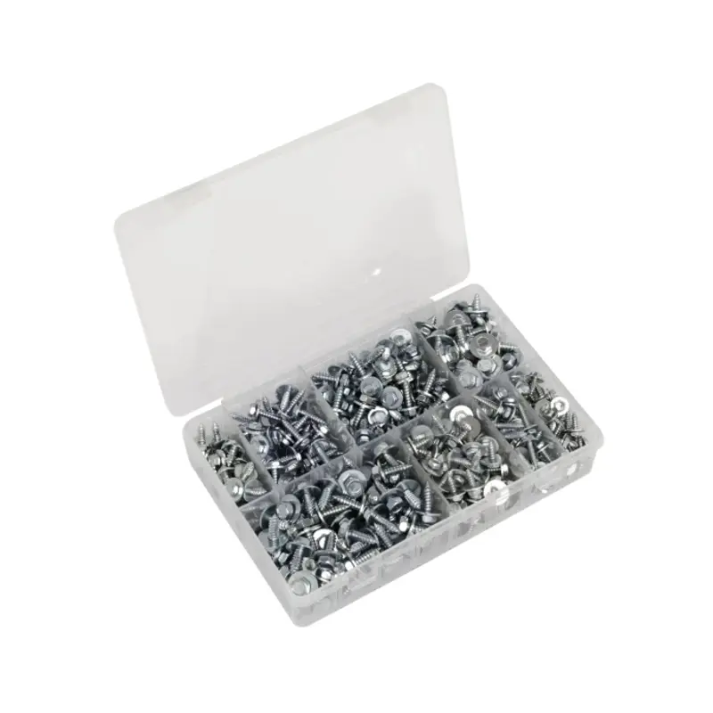 Sealey Acme Screw with Captive Washer Assortment 425pc