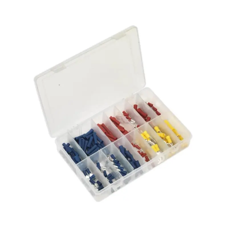 Sealey Crimp Terminal Assortment 200pc Blue, Red & Yellow