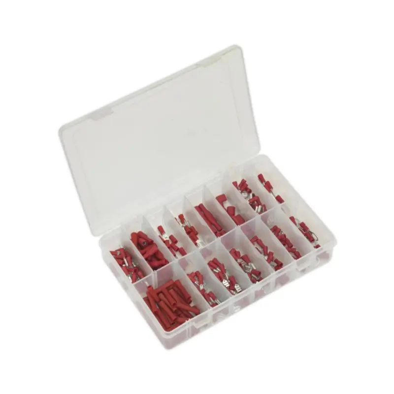 Sealey Crimp Terminal Assortment 260pc Red