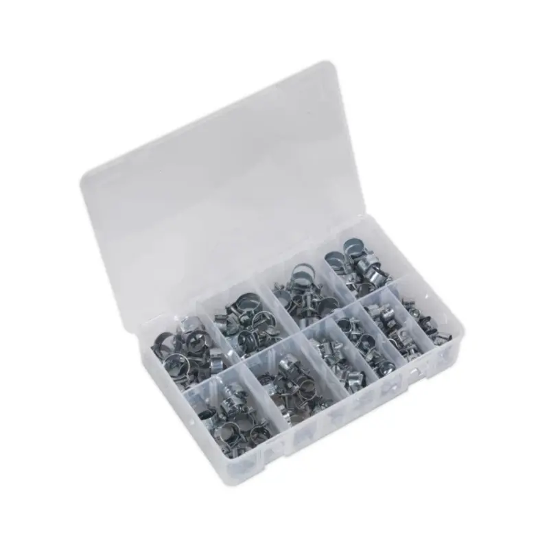 Sealey Mini Hose Clip Assortment 100pc