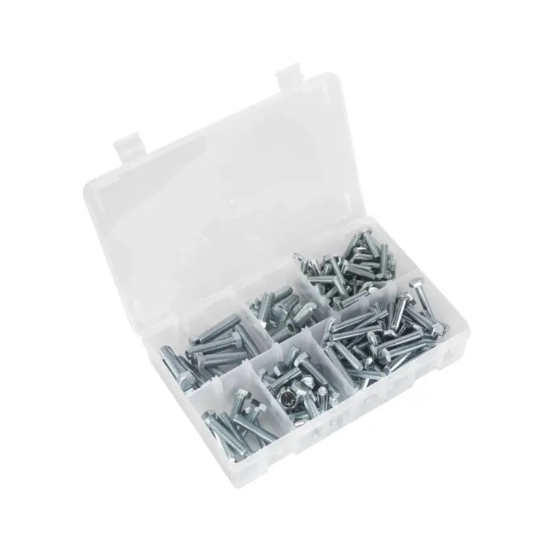 Sealey Setscrew Assortment 144pc 1/4"-3/8"UNF