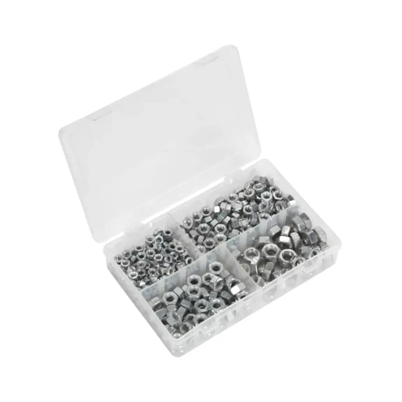 Sealey Steel Nut Assortment 320pc 1/4"-1/2"UNC