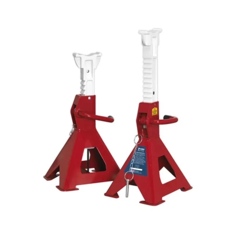 Sealey Axle Stands (Pair) 3 Tonne Capacity per Stand Auto Rise Ratchet