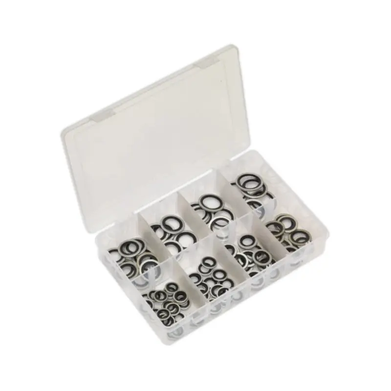 Sealey Bonded Seal (Dowty Seal) Assortment 88pc - Metric