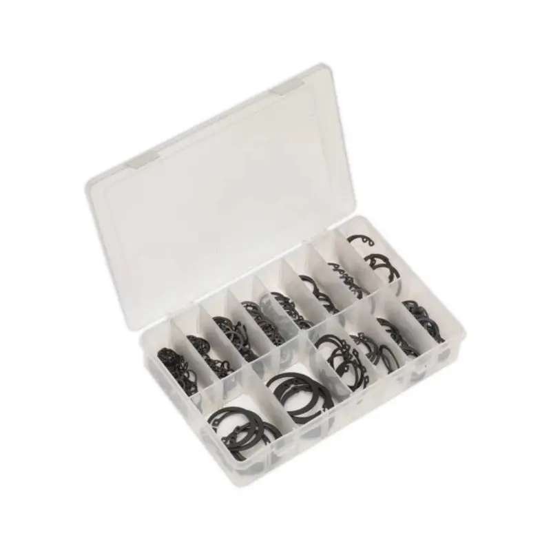 Sealey Circlip Assortment 200pc Internal & External Metric