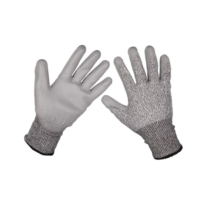 Sealey Anti-Cut PU Gloves (Cut Level C - X-Large) - Pair