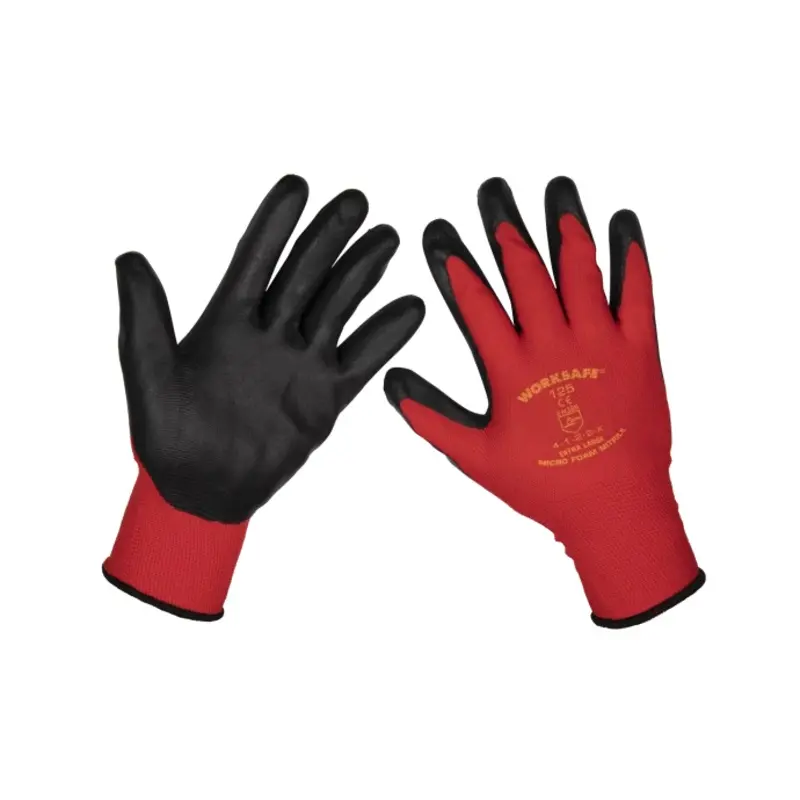 Sealey Flexi Grip Nitrile Palm Gloves (X-Large) - Pack of 120 Pairs