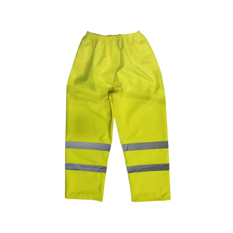 Sealey Hi-Vis Yellow Waterproof Trousers - XX-Large