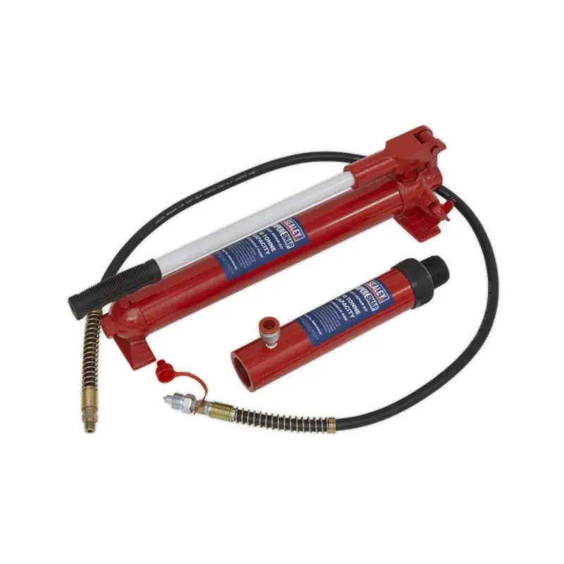 Sealey SuperSnap Push Ram with Pump & Hose Assembly - 10 Tonne
