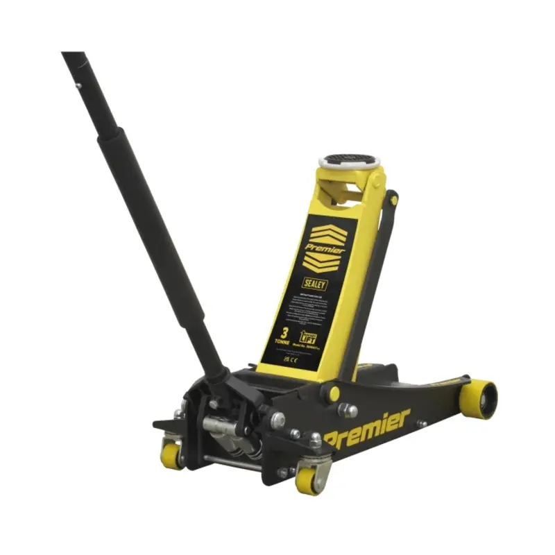 Sealey Trolley Jack 3 Tonne Low Profile Rocket Lift Yellow