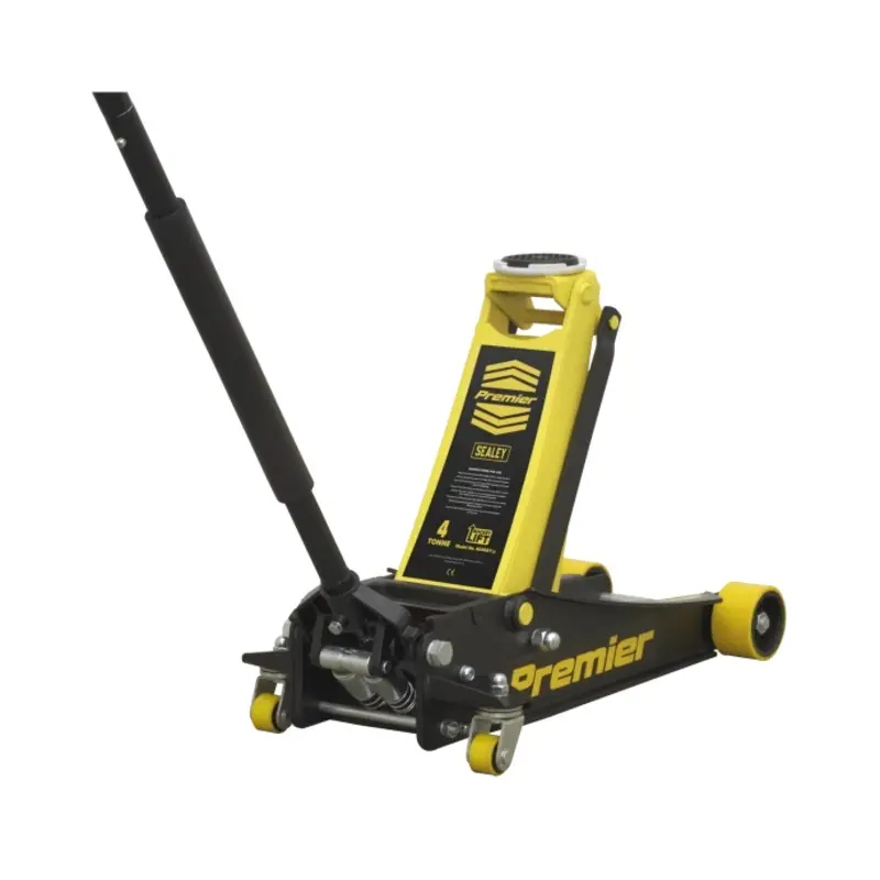 Sealey Trolley Jack 4 Tonne Low Profile Rocket Lift Yellow