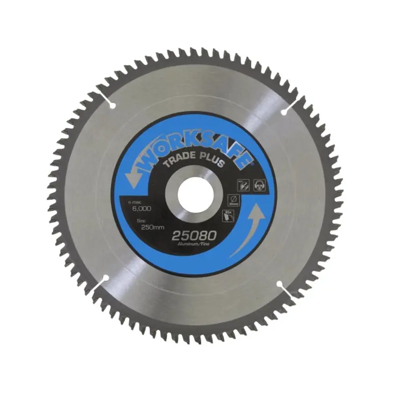Sealey Aluminium Cutting TCT Saw Blade 250 x 30mm - 80tpu