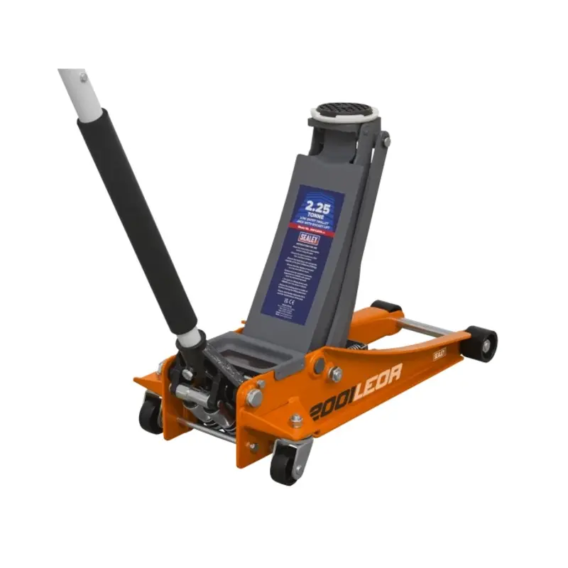 Sealey Trolley Jack 2.25 Tonne Low Profile Rocket Lift Orange