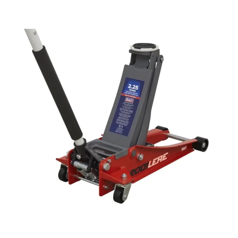 Sealey Trolley Jack 2.25 Tonne Low Profile Rocket Lift Red