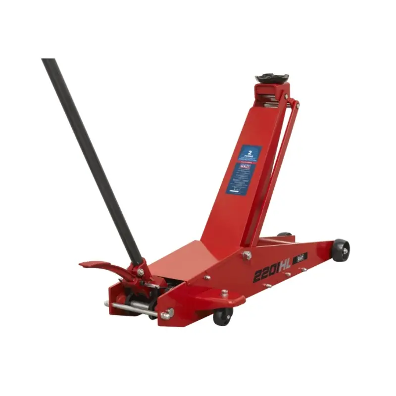Sealey Trolley Jack 2 Tonne Long Reach High Lift Commercial