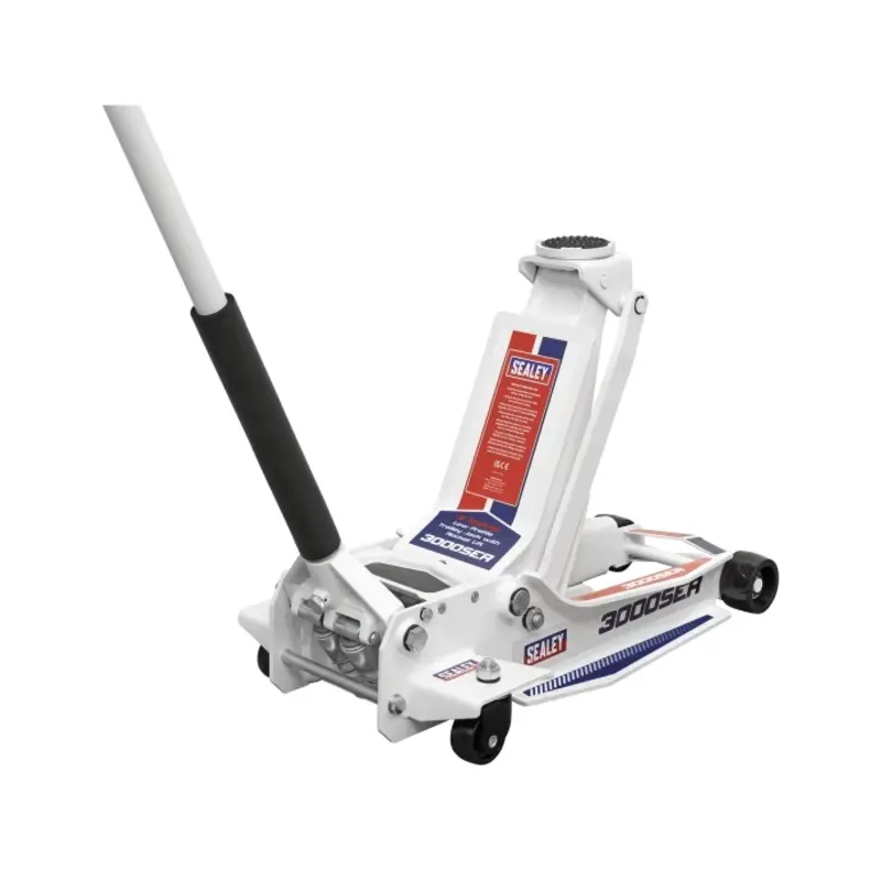 Sealey Trolley Jack 3 Tonne Low Profile Long Reach Rocket Lift