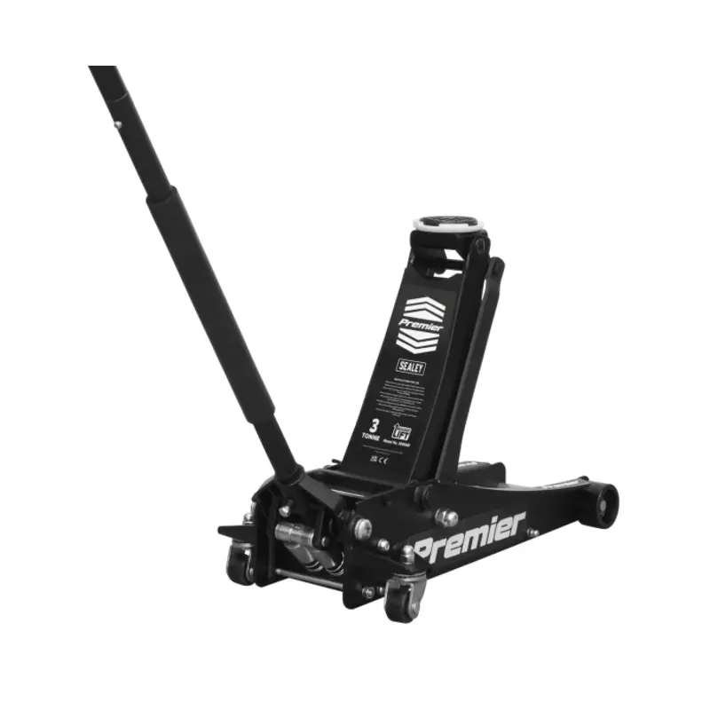 Sealey Trolley Jack 3 Tonne Low Profile Rocket Lift Black