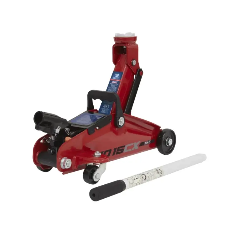 Sealey Trolley Jack 1.5 Tonne Short Chassis