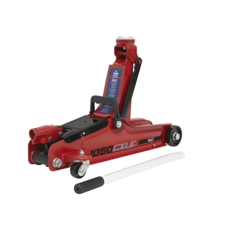 Sealey Trolley Jack 2 Tonne Low Profile Short Chassis