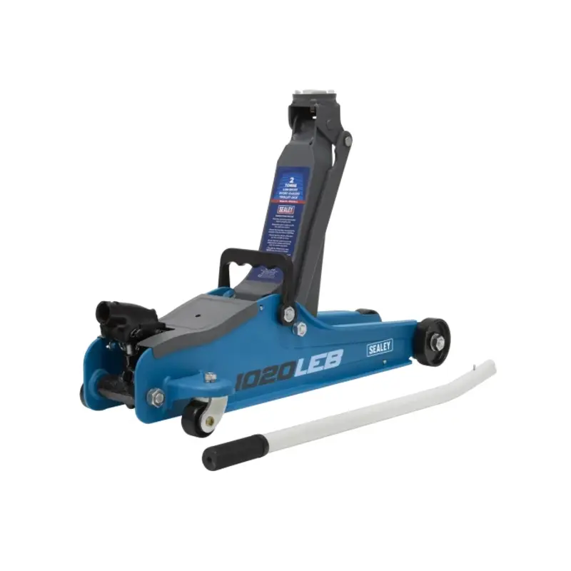 Sealey Trolley Jack 2 Tonne Low Profile Short Chassis - Blue